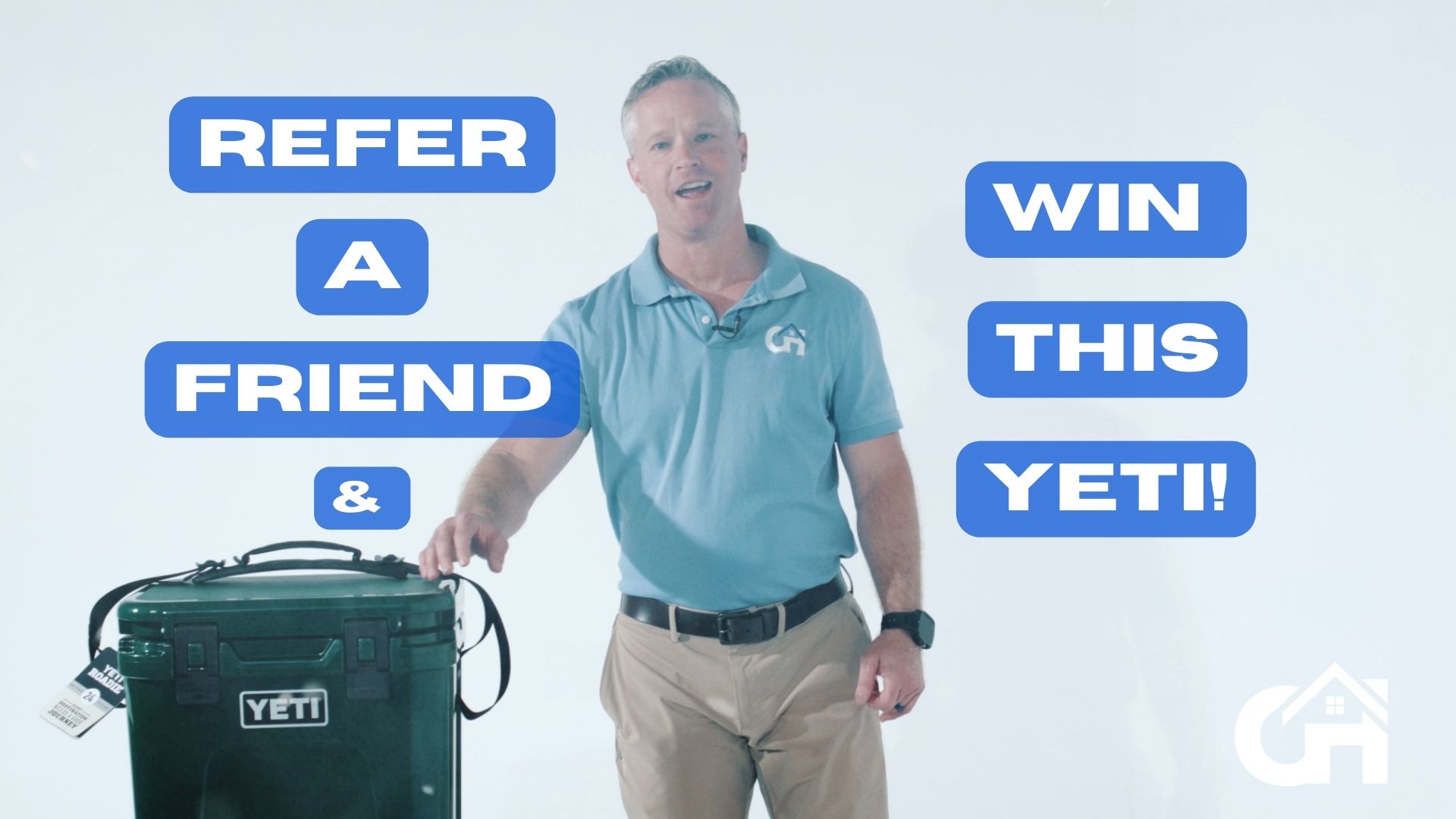YETI Roadie 24 hard cooler giveaway in Greenville SC real estate referral contest.