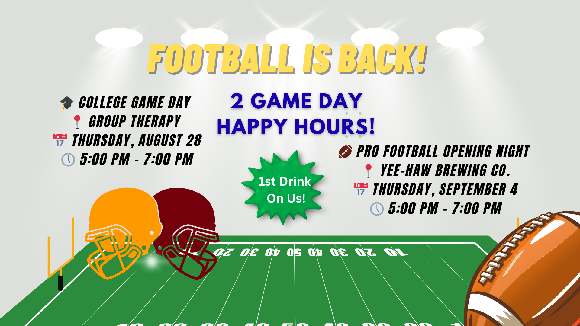 Guests enjoying a realtor-hosted Happy Hour football kickoff event with drinks, laughter, and community networking.