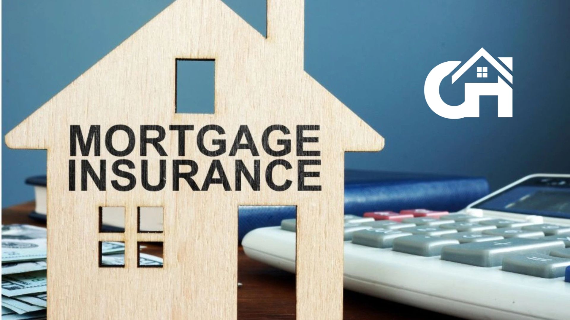 Homebuyer reviewing mortgage documents with calculator, symbolizing PMI and loan approval process.