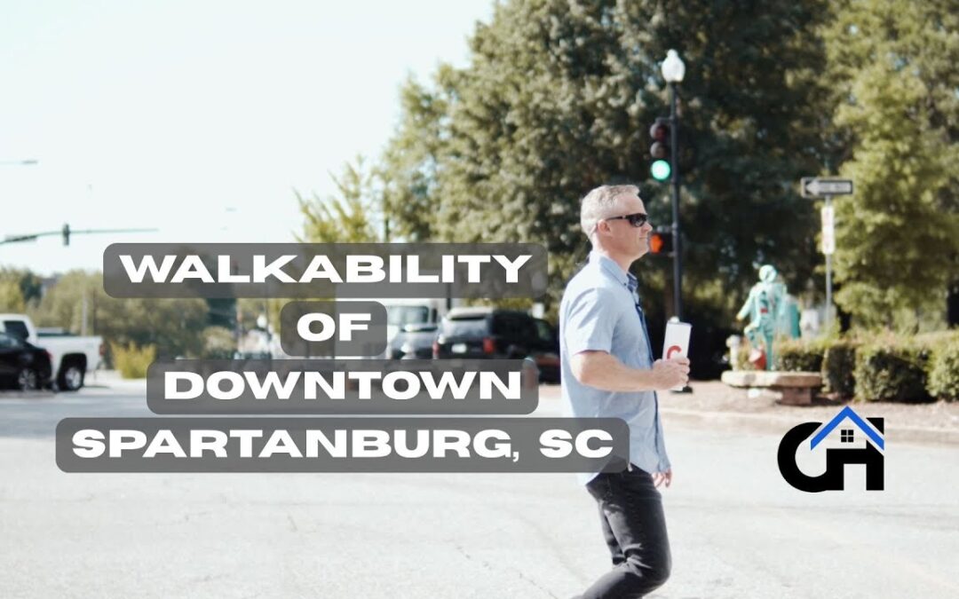 Downtown Spartanburg Walkability vs. Greenville
