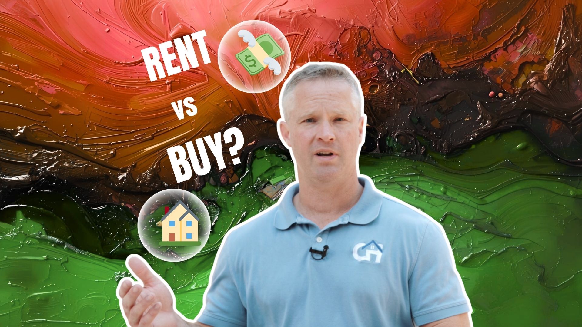 Couple deciding between renting or buying a home with keys and house model on a table