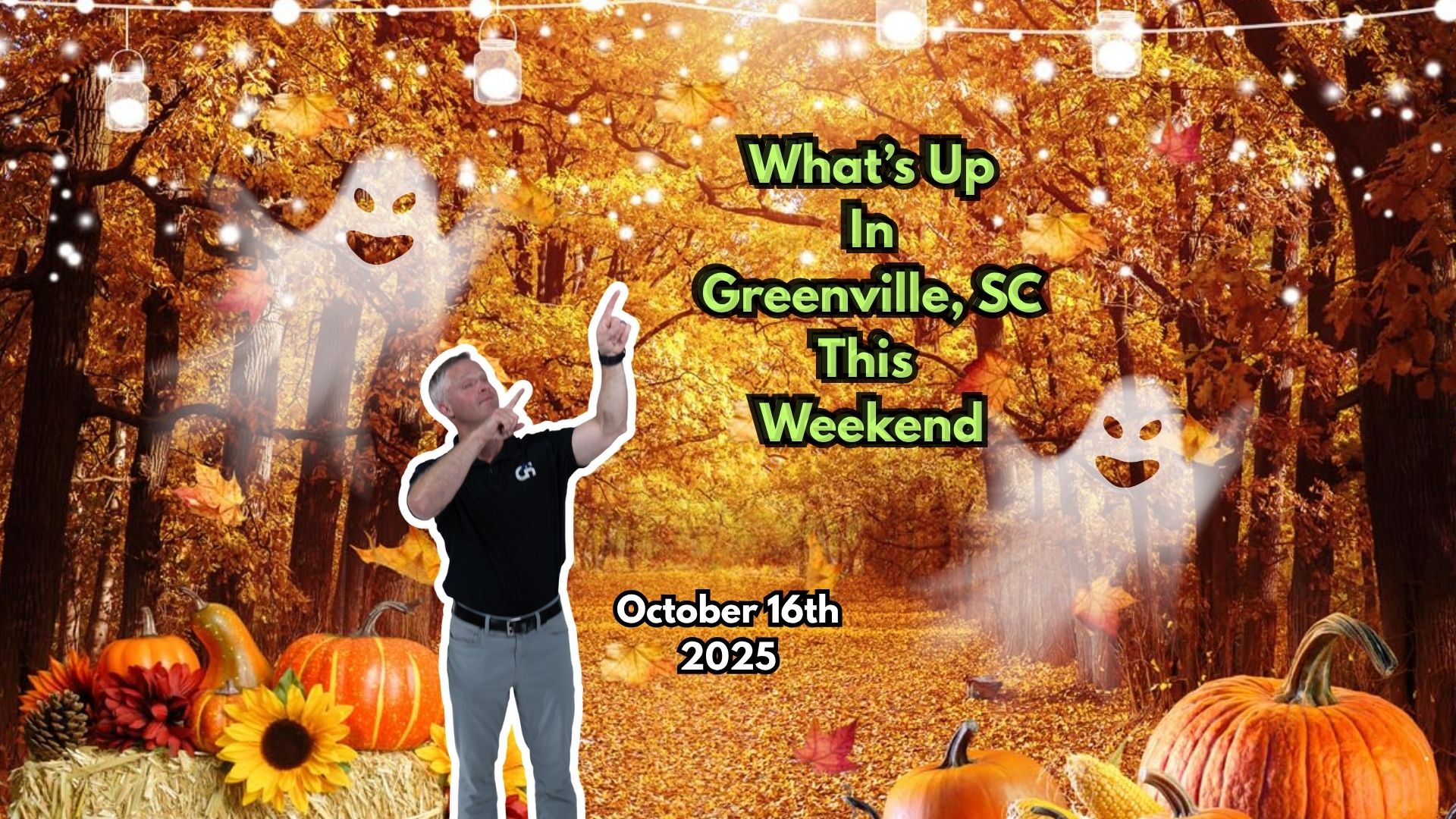 Families enjoying Halloween weekend in Greenville SC — trick-or-treating, zoo events, and downtown festivities.