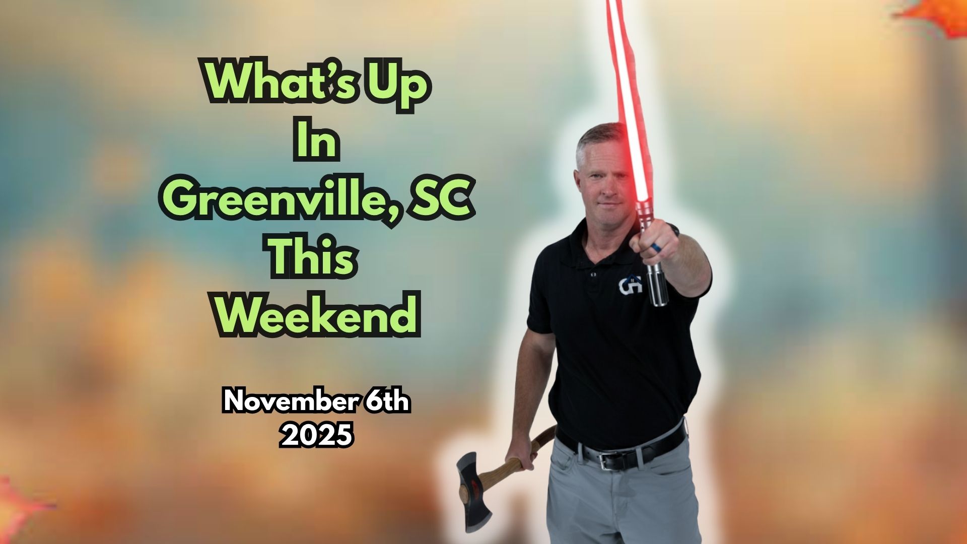 Greenville weekend events — axe throwing, live music, Star Wars hockey, and Sunday brunch across downtown and the Upstate SC area.