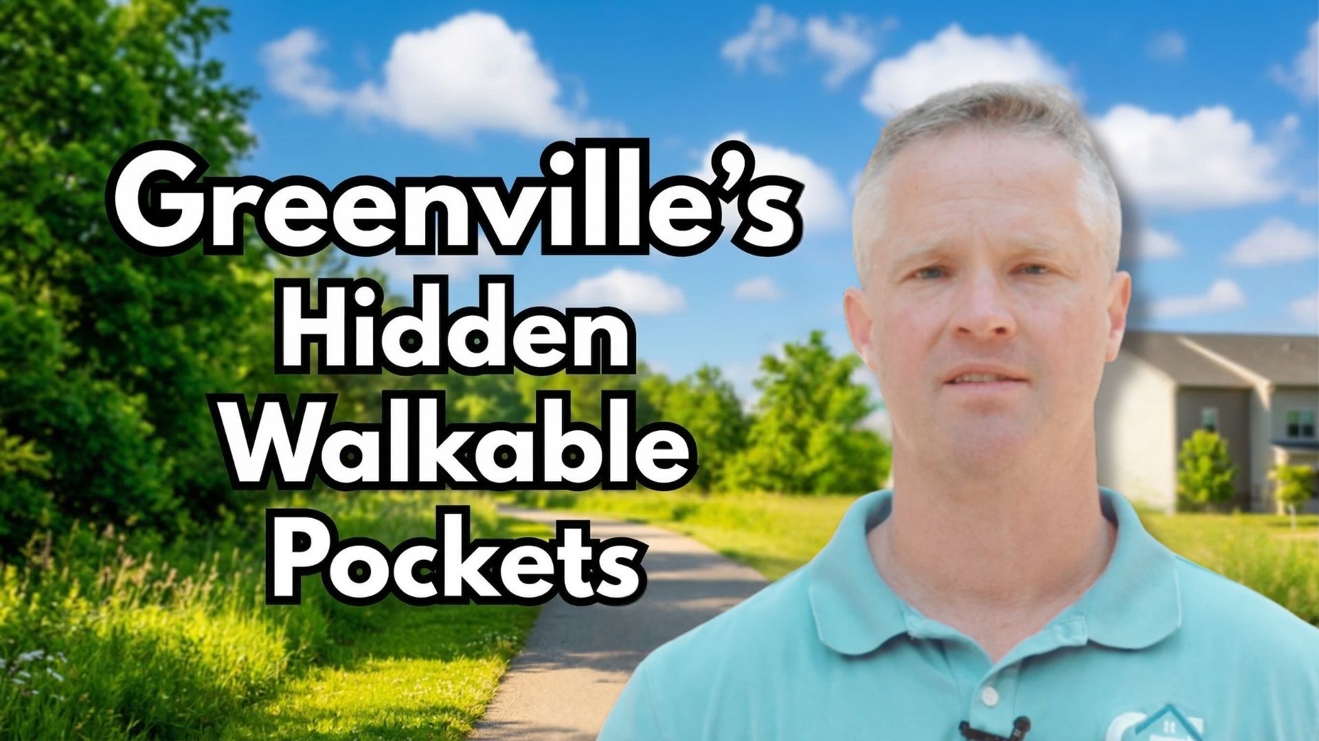 Walkable neighborhood in Greenville SC near Verdae, Hollingsworth Park, parks, dining, and the Swamp Rabbit Trail